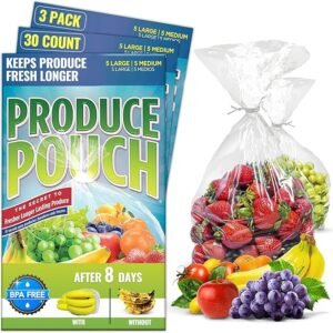 Reusable Produce Bags For Refrigerator